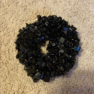 Fashion Jewelry - Black “pebble” bracelet.